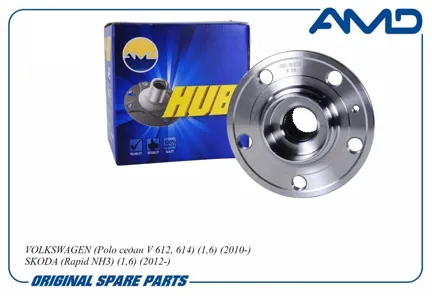 AMD AMDHUB59 СТУПИЦА Polo SEDAN, Polo 09- ПЕРЕДНЯЯ С ABS HUB59