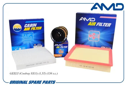 AMD AMDSETF175 Комплект фильтров (масл.1056022300 + возд.2032040500 + салон.8022021300)