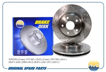 AMD AMDSPORTBD5271 Диск торм.перед. Toyota Camry RAV4 2.02.4L all 06-> Vent D=296mm
