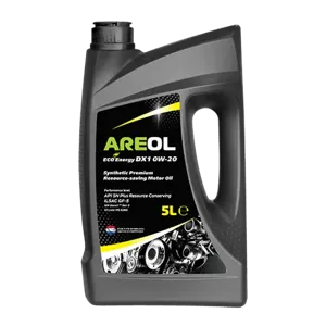 AREOL 0W20AR068 Масло моторное синт. ECO Energy DX1 0W20 5л API SQ RC, ILSAC GF-7A, GM Dexos 1 Gen 3