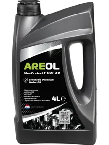 AREOL 5W30AR016 Масло моторное синт. Max Protect F 5W30 4л ACEA A5B5, API SLCF, Ford WSS-M2C913-D