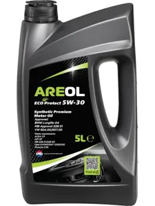 AREOL 5W30AR020 Масло моторное синт. ECO Protect 5W30 5л ACEA C3, API SP, VW 504.00507.00, Mercedes 229.51
