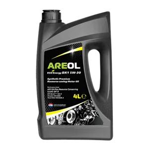 AREOL 5W30AR073 Моторное масло ECO Energy DX1 5W30 4л син.API SQ RC, ILSAC GF-7A, Dexos1 Gen 3