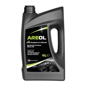 AREOL 5W30AR124 Масло моторное синт. ECO Protect C-4 5W30 4л ACEA C4, Renault RN0720, Mercedes 229.51226.51