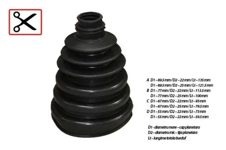 ASAM 32218 Шрус наружный Пыльник со стороны колеса