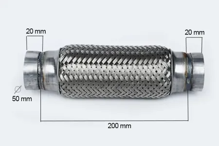 ASAM 33745 Труба гофрированная универсальная 50x240 (200-240)