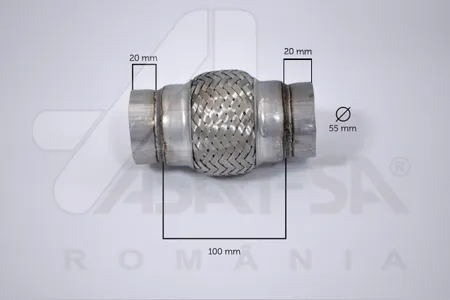 ASAM 62066 Труба гофрированная с внутренним плетением 54.5X102