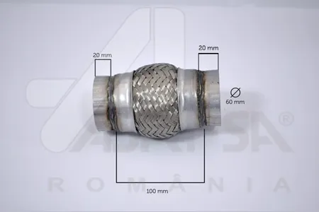 ASAM 62067 Труба гофрированная с внутренним плетением 60.5X102