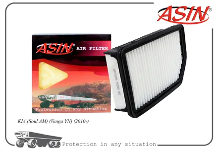 ASIN ASINFA2587 Воздушный фильтр Hyundai i20 (08-), ix20 (10-), Kia Soul (09-), Venga (10-)