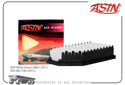 ASIN ASINFA291 Воздушный фильтр Hyundai Solaris (11-), Veloster (11-), Kia Rio (11-)