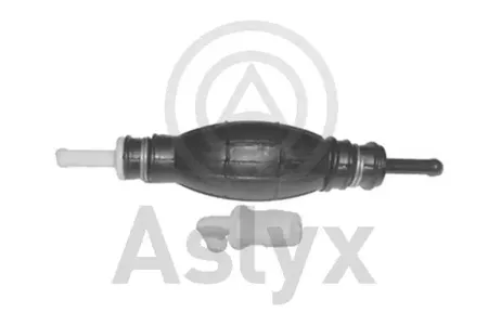 ASLYX AS201677 Насос ручной подкачки ГРУША (прямой с пластиковыми штуцерами)