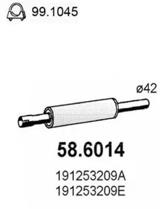 ASSO 586014 Резонатор