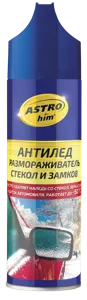 ASTROHIM AC1373 Размораживатель стекол и замков с крышкой-скребком аэрозоль (335 мл)