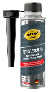 ASTROHIM AC199 ASTROHIM Комплексная присадка в топливо Супердизель жестяной флакон с лейкой (0.3L)