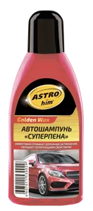 ASTROHIM AC305 Шампунь для ручной мойки c полиролью Golden Wax 500мл Суперпена (концентрат) ASTROHIM