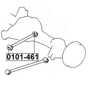 ASVA 0101461 Рычаг подвески