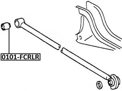 ASVA 0101FCRLR Рычаг подвески