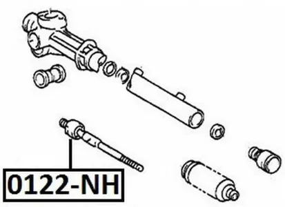 ASVA 0122NH Рулевая тяга передняя