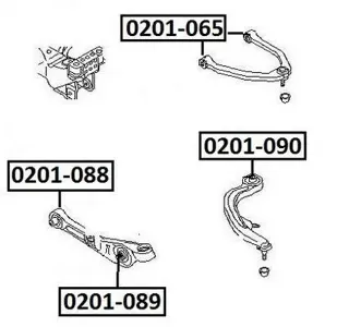 ASVA 0201089 Рычаг подвески