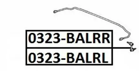 ASVA 0323BALRR Стойка стабилизатора заднего , правая