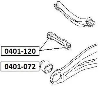 ASVA 0401120 Рычаг подвески
