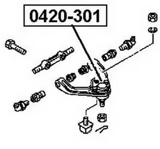 ASVA 0420301 Несущий направляющий шарнир