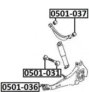 ASVA 0501036 Рычаг подвески