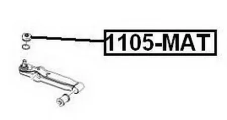 ASVA 1105MAT Пыльник опоры шаровой Chevrolet Matiz Spark (M100) 1998-2005