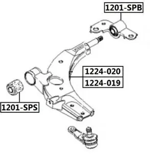 ASVA 1201SPS Сайлентблок