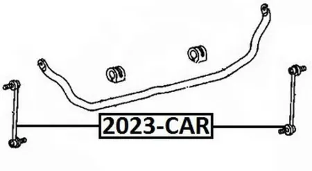 ASVA 2023CAR Стойка стабилизатора Chrysler Dodge Caravan 01- передн.