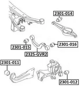 ASVA 2301012 Сайлентблок