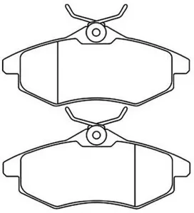 ASVA AKD0207 Колодки торм. PSA C3 02- передн.