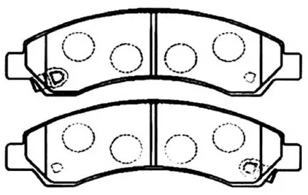 ASVA AKD0502 Колодки торм. Great Wall Hover 05- передн.