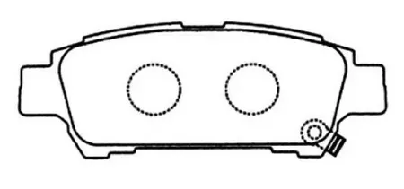 ASVA AKD1328 Колодки торм. Toyota Previa -06 задн.
