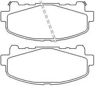ASVA AKD8014 Колодки торм. Honda Accord 08- передн.