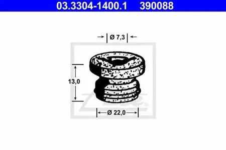 ATE 03330414001 Пробка бачка тормозной жидкости