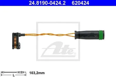 ATE 24819004242 Датчик износа пер.колодок Mercedes Sprinter 06=>