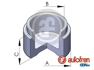 AUTOFREN D025127 Поршень суппорта Toyota (передн.)