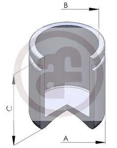 AUTOFREN D025129 Поршень суппорта Audi 100 пер. (60x53mm)