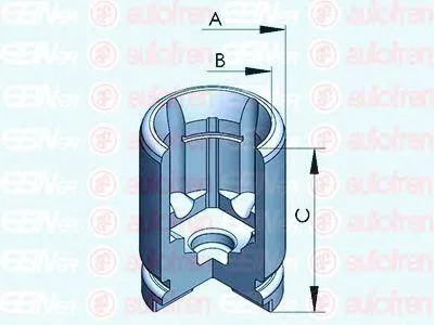 AUTOFREN D025233 Поршень суппорта Honda Accord зад. (34mmx47.2mm)