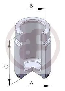 AUTOFREN D025253 Поршень суппорта d38 Akebono Mitsubishi Lancer IX 03> Outlander II 07-12
