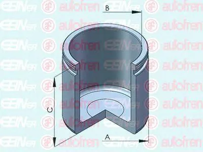 AUTOFREN D025385 Поршень тормозного суппорта передн. Chevrolet Aveo