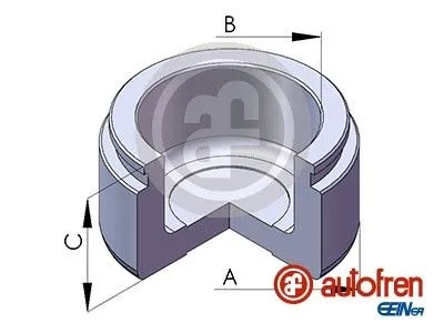 AUTOFREN D025696 Поршень суппорта Lexus Toyota Land Cruiser 100LX 01- пер.