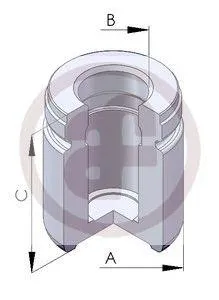AUTOFREN D02577 Поршень суппорта BMW (E46E34E32) 98-