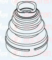 AUTOFREN D8526 Пыльника шруса внутреннего Citroen C2-C5 02>, Peugeot 207307407 01>