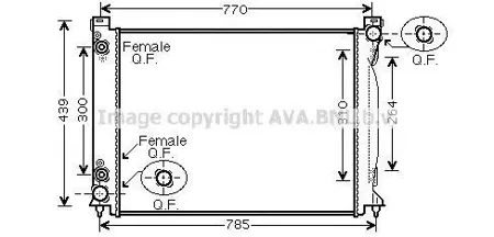 AVA AIA2232 Радиатор