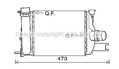 AVA DAA4013 Интеркулер Renault Captur Clio IV Dokker Lodgy Logan Sandero