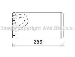 AVA DN6373 Радиатор отопителя Nissan Navara Pathfinder