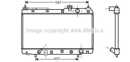 AVA HD2104 Радиатор охлаждения