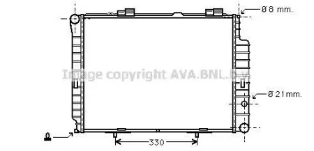 AVA MSA2191 Радиатор охлаждения